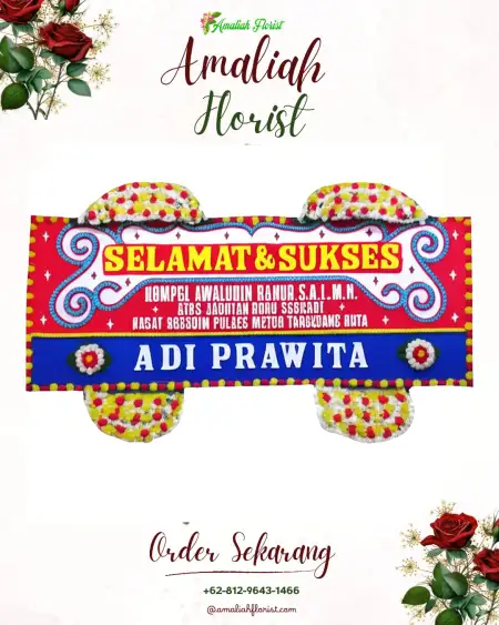 Papan Bunga Ucapan Selamat Sambi